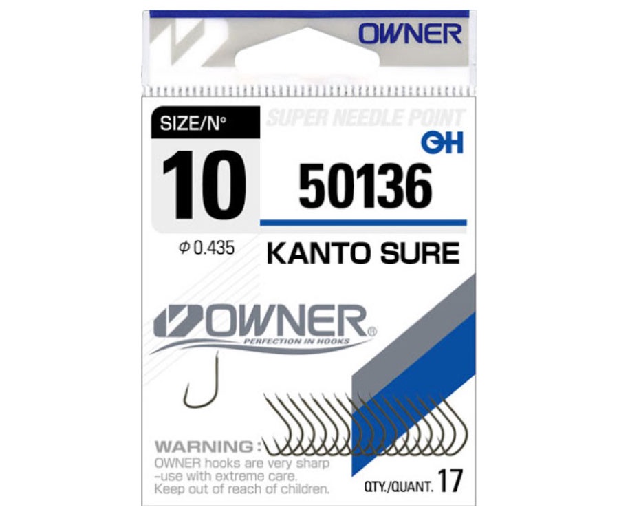 Крючки Owner Kunto Sure 50136 №10 Brown #2