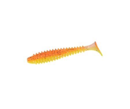Виброхвост Angry Baits Fatik 2.8 Crazy Carrot UV
