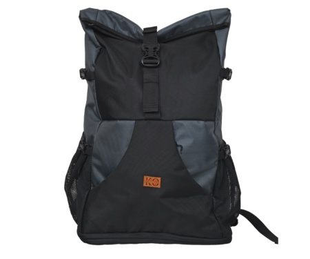 Рюкзак Wizardko РОЛ-ТОП Black/Gray