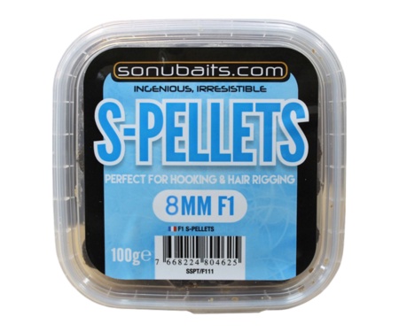 Пелетс Sonubaits F1 S-pellets 8 мм
