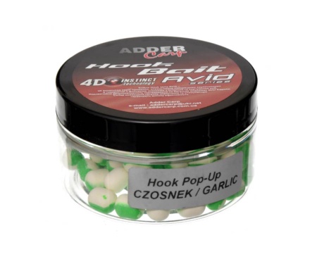 Бойли Adder Carp Hook Boilies Avid Pop-Up Dumbell 90мл 8/10мм Garlic Czosnek