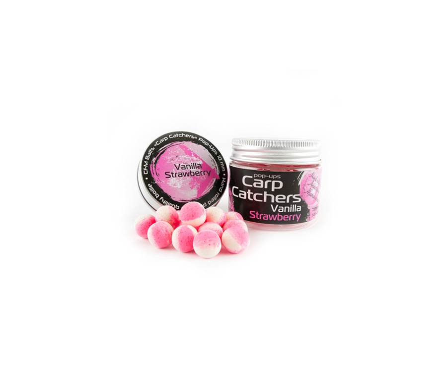 Бойлы pop-up Carp Catchers Vannila Strawberry 10мм