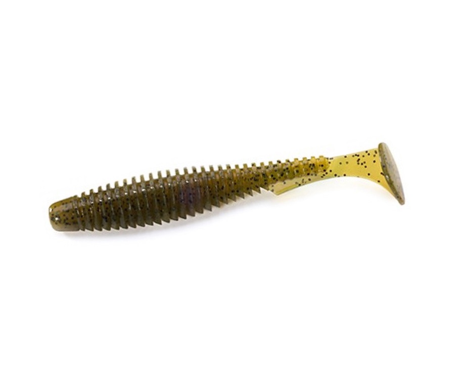 Виброхвост Fishup U-Shad 3" #074 Green Pumpkin Seed