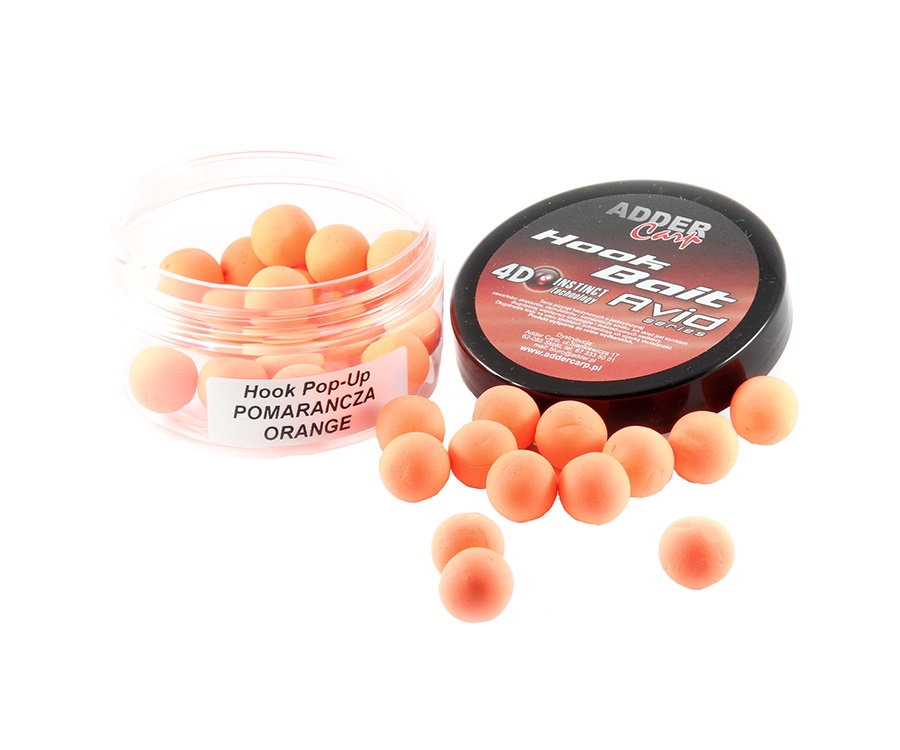 Бойли Adder Carp Avid Pop-Up Hook Boilies 14мм Orange