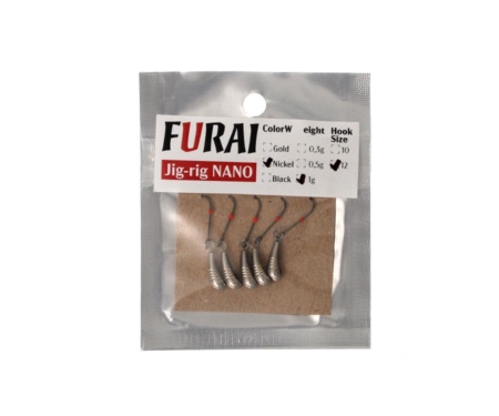 Джиг-голівка Furai Jig-Rig NANO Owner #12 1г Nickel