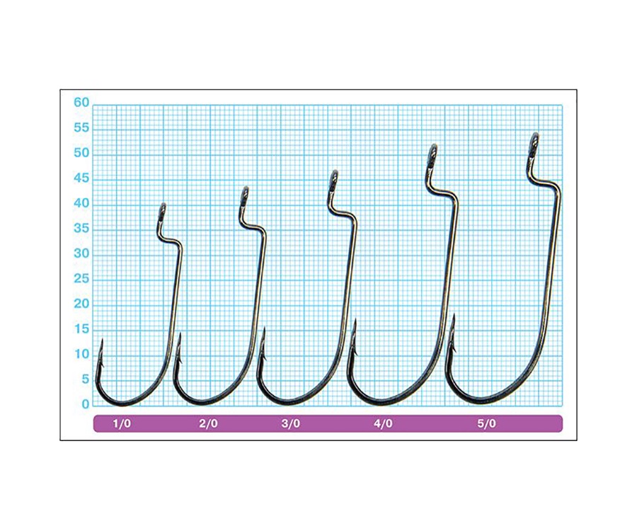 Крючки Owner Offset Worm Wide Gap 5102 №1/0 #3