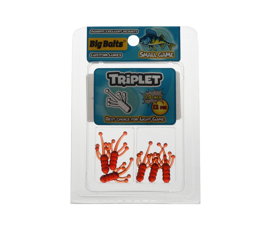 Нимфа Big Baits Triplet 1" #301 Blood