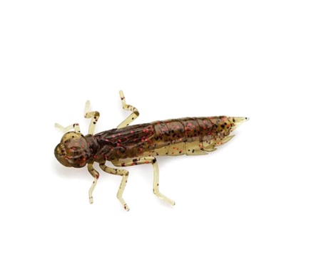 Німфа Fishup Dragonfly 1.2" #045 Green Pumpkin/Red & Black