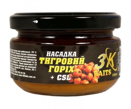 Насадка 3KBaits Premium Тигровий горіх 100мл CSL