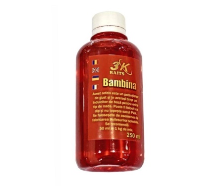 Атрактант 3KBaits Bambina Capsuna полуниця 250мл