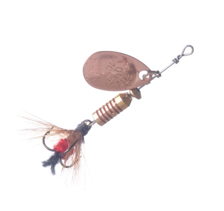 Блешня Mepps Aglia Mouche Silver/Red Fly 3.5г