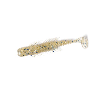 Силікон Lucky John Bagsy Shad 2.8" #CA35 Silver Prawn