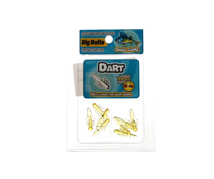 Нимфа Big Baits Dart 0,8" #100 Caramel