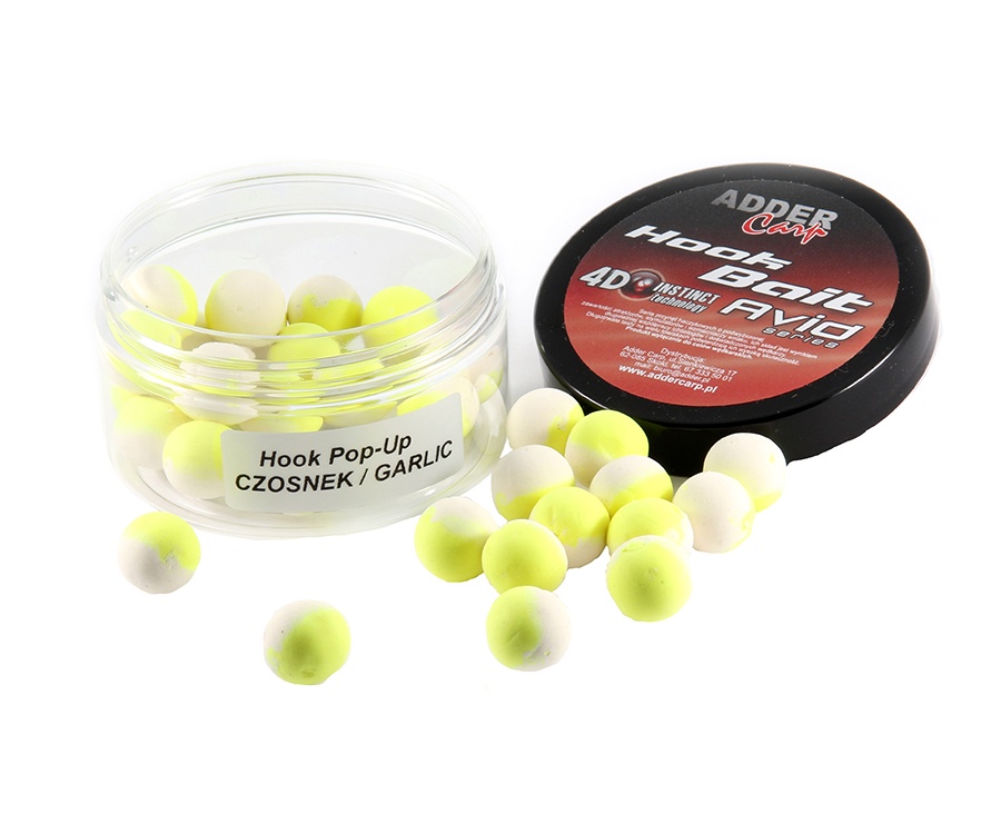 Бойли Adder Carp Avid Pop-Up Hook Boilies 10мм 90мл Garlic