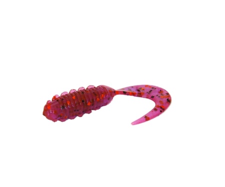 Твистер Bait Breath Micro Grub 1" #Ur29 Chameleon / Red / Seed