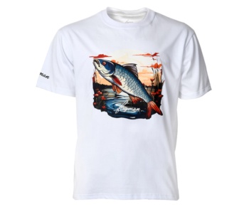 Футболка Flagman Оверсайз 250г/м White Плотва Большая XL #1