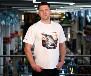 Футболка Flagman Оверсайз 250г/м White Плотва Большая XL #3