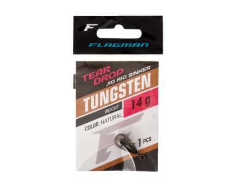 Грузило вольфрамове Flagman Tungsten Tear Drop 14г