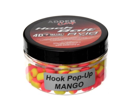Бойли Adder Carp Hook Boilies Avid Pop-Up Dumbell 90мл 8/10мм Mango