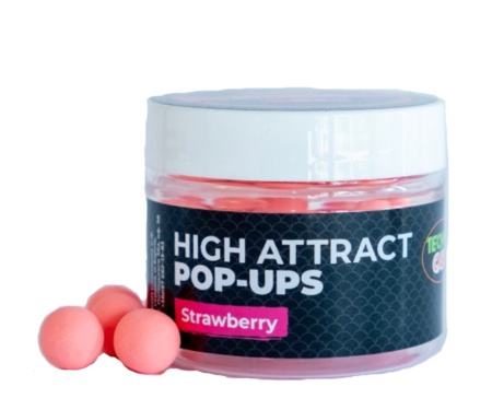 Бойли Technocarp Pop-Up Strawberry 10мм 25гр