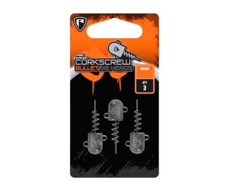 Джиг-голівка Fox Rage Corkscrew Bullet Jig Heads 20г 3шт