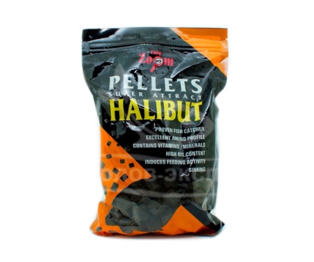 Пеллетс Carp Zoom Feeding Halibut Pellet 800г Палтус 20мм