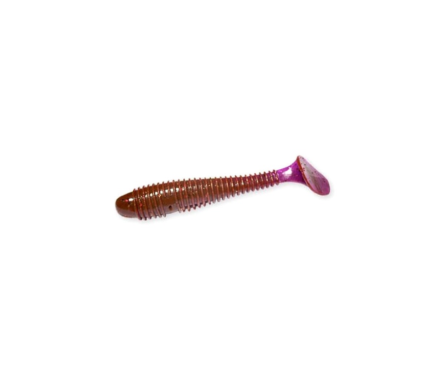 Виброхвост Crazy Fish Vibro fat 4"  #12 кальмар