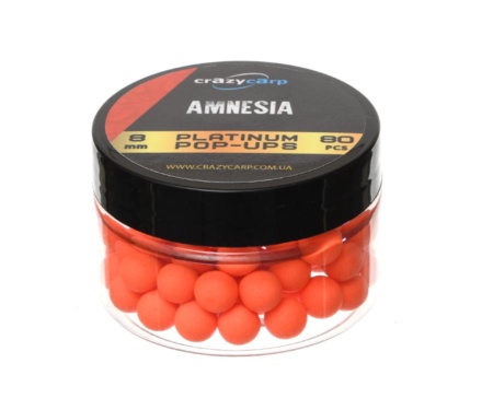 Бойлы Crazy Carp Platinum Pop-Ups Amnesia 8мм
