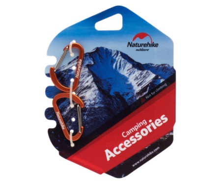 Карабин Naturehike D-type NH15A004-H Orange
