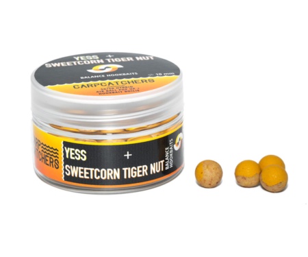 Бойлы Carp Catchers Balance Hookbaits YESS-Sweetcorn Tiger Nut 10мм