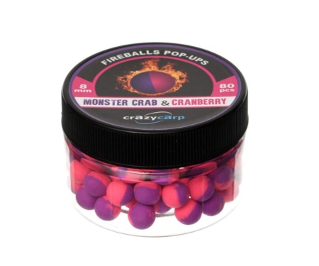 Бойли Crazy Carp  Monster Crab & Cranberry 8мм