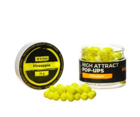 Бойли Technocarp Pop-Up Pineapple 8мм 25г