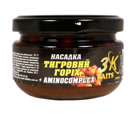 Насадка 3KBaits Premium Тигровий горіх 100мл Aminocomplex