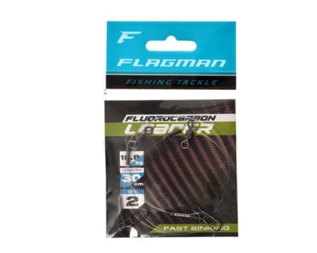 Повідець Flagman Fluorocarbon Leader 16.8кг 30см