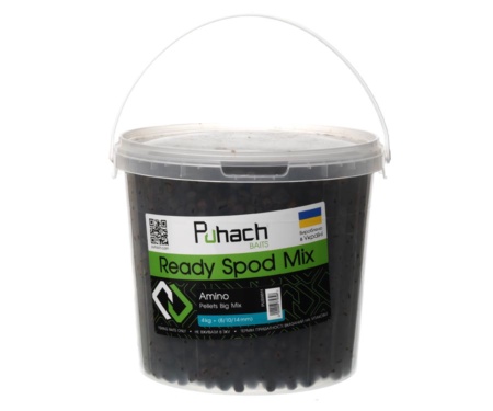 Спод мікс Puhach Baits Ready Spod Mix Pellets Big Mix Amino
