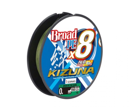Шнур Owner Kizuna Broad PEx8 135м 0.33мм 27.2кг Green