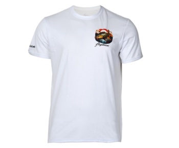 Футболка Flagman Классическая 160г/м White Карп Маленький XL #1