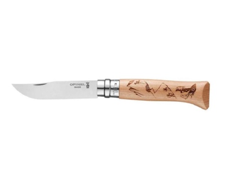 Нож складной Opinel №8 Inox VRI Hiking