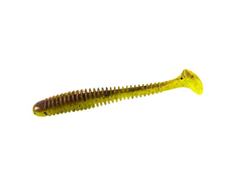 Виброхвост Crazy Fish Vibro Worm F 3.4" #4d
