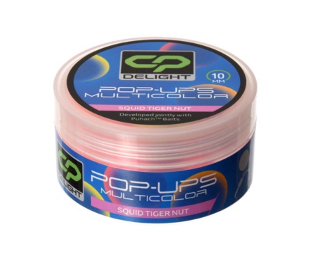 Бойли Carp Pro Delight Multicolor Pop Ups 10мм Squid Tiger Nut