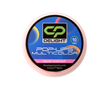 Бойли Carp Pro Delight Multicolor Pop Ups 10мм Squid Tiger Nut