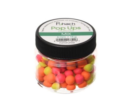 Бойли Puhach Baits Pop-Ups 6мм Multicolor MIX
