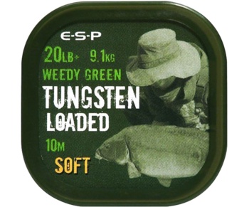 Поводковый материал Esp Tungsten Loaded 20 lb Weed Soft #1