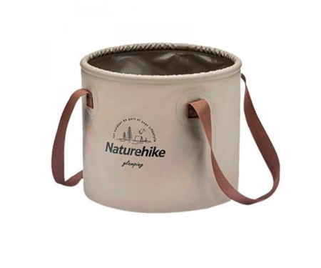 Відро для води Naturehike NH20SJ040 10л Light Сoffee