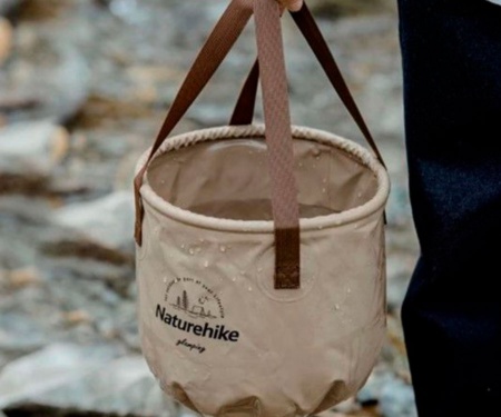 Відро для води Naturehike NH20SJ040 10л Light Сoffee