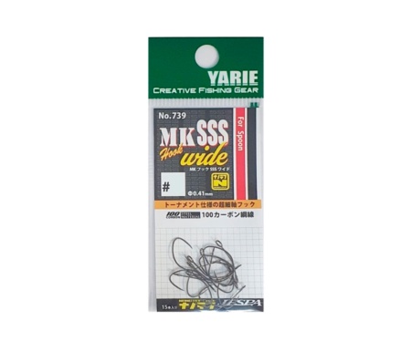Гачки Yarie 739 MK Hook SSS Wide №8