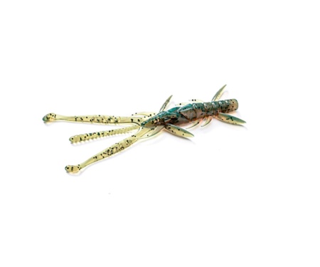 Силікон Fishup Shrimp 4.5" #017 Motor Oil Pepper
