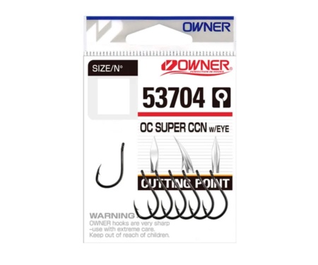 Гачки Owner Cut Super CCN with Eye 53704 №9