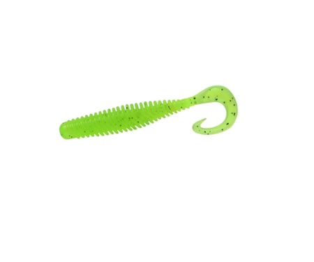Силікон M5 Craft Fury 2,4" #051 Chartreuse Black Flake