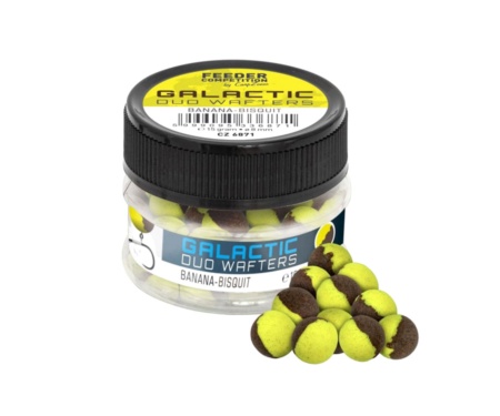 Бойли Carp Zoom Galactic Duo Wafters Banana-Bisquit 10мм 15г